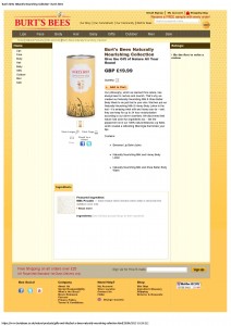 Burt's Bees Naturally Nourishing Collection- Burt's Bees_Page_1